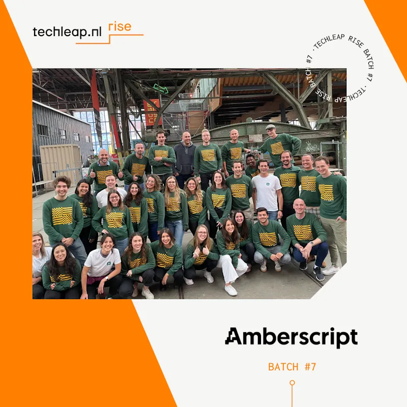 The Amberscript team for Techleap Rise batch 7