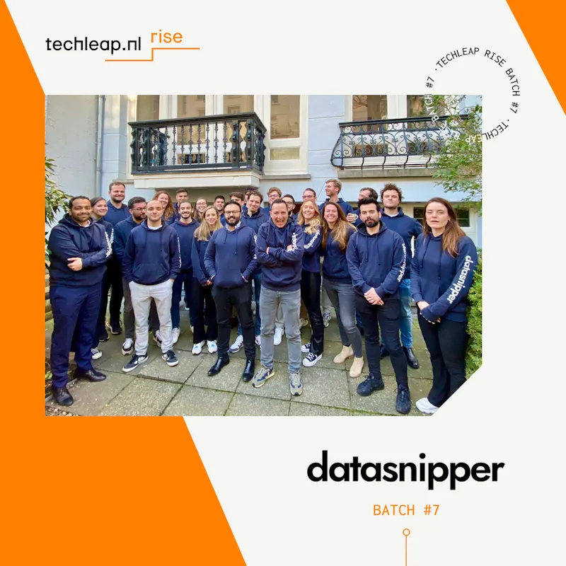 The Datasnipper team for Techleap Rise batch 7