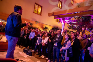 Techleap's Special Envoy speaks to the founder community during the BOLD (40K) community kick off