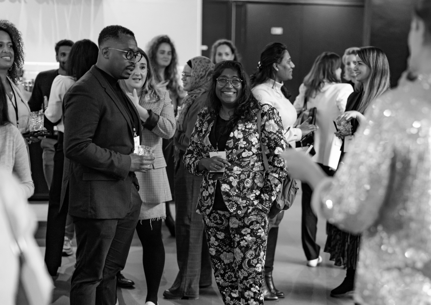 Diverse Leaders in Tech gathering and networking event