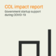 Cover to COL impact report - Government startup support during COVID-19