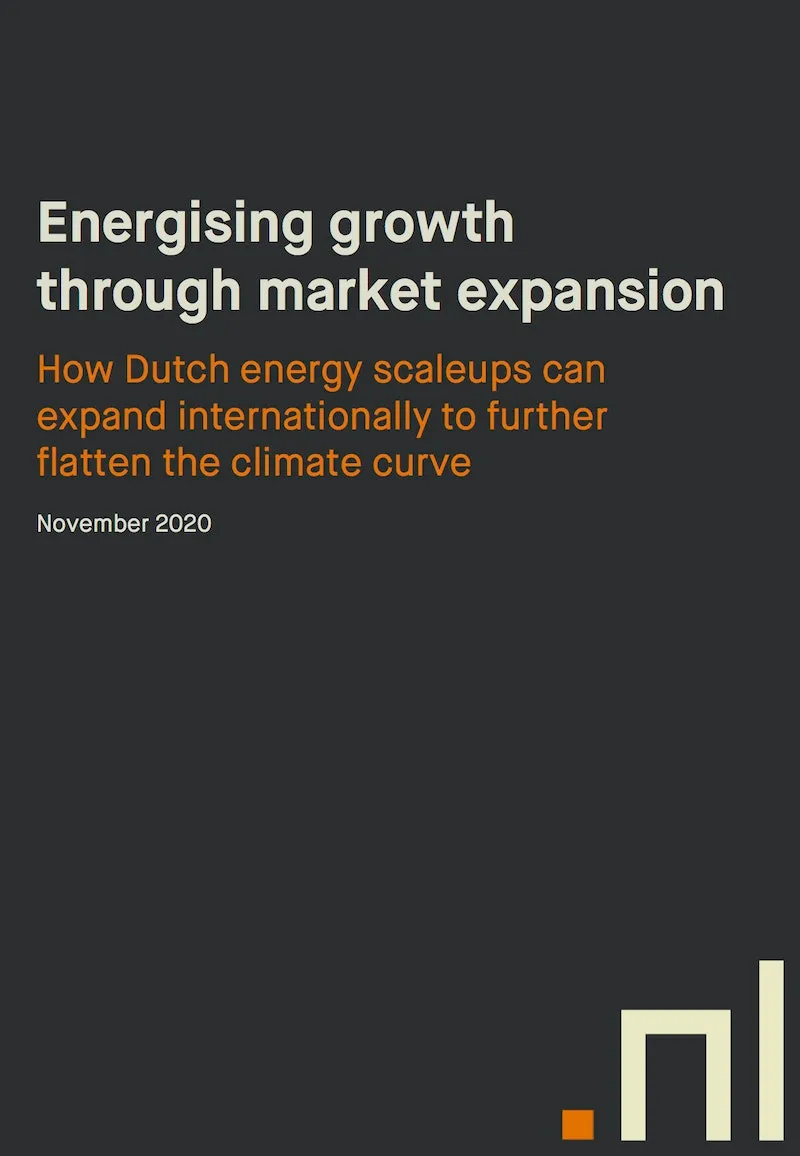 Cover to Market Expansion Report; energy Edition