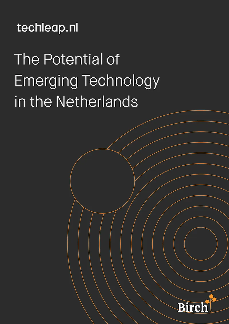 Cover to The Potential of Emerging Technology in the Netherlands Report